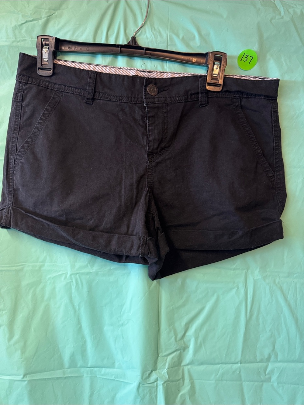 Black Women's Casual Cotton Shorts